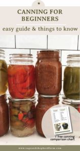 Easy Canning Guide - For Beginners - Sage & Shepherd Blog